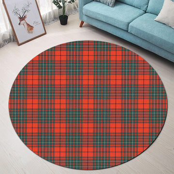 Cheyne Tartan Round Rug - Tartan Vibes Clothing