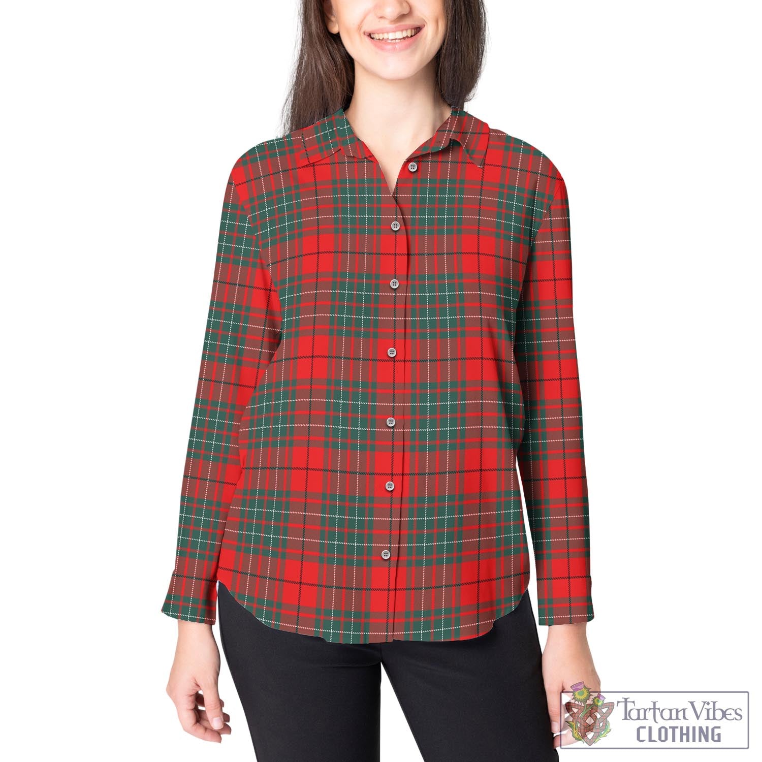 Cheyne Tartan Women's Casual Shirt - Tartan Vibes Clothing