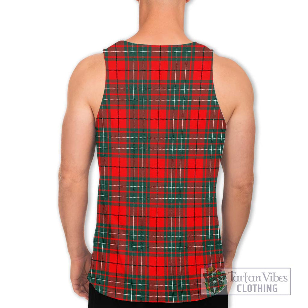 Cheyne Tartan Men's Tank Top with Family Crest DNA In Me Style - Tartan Vibes Clothing