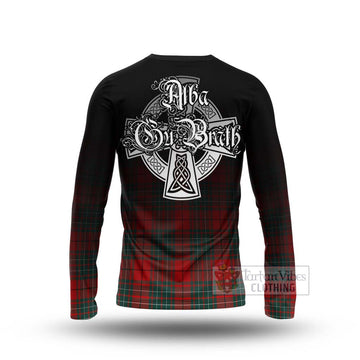 Cheyne Tartan Long Sleeve T-Shirt Featuring Alba Gu Brath Family Crest Celtic Inspired - Tartan Vibes Clothing