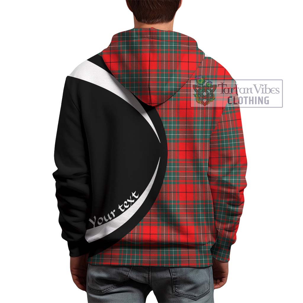 Cheyne Tartan Hoodie with Family Crest Circle Style - Tartan Vibes Clothing