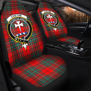 Cheyne Tartan Car Seat Cover with Family Crest - Tartan Vibes Clothing