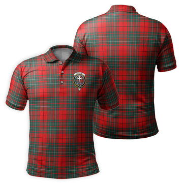 Cheyne Tartan Men's Polo Shirt with Family Crest