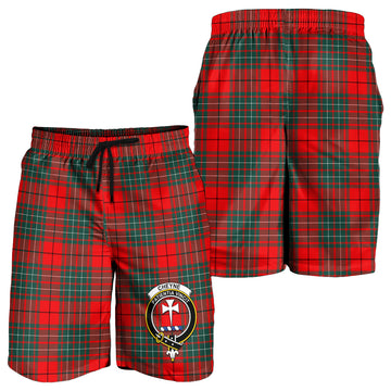 Cheyne Tartan Mens Shorts with Family Crest - Tartan Vibes Clothing