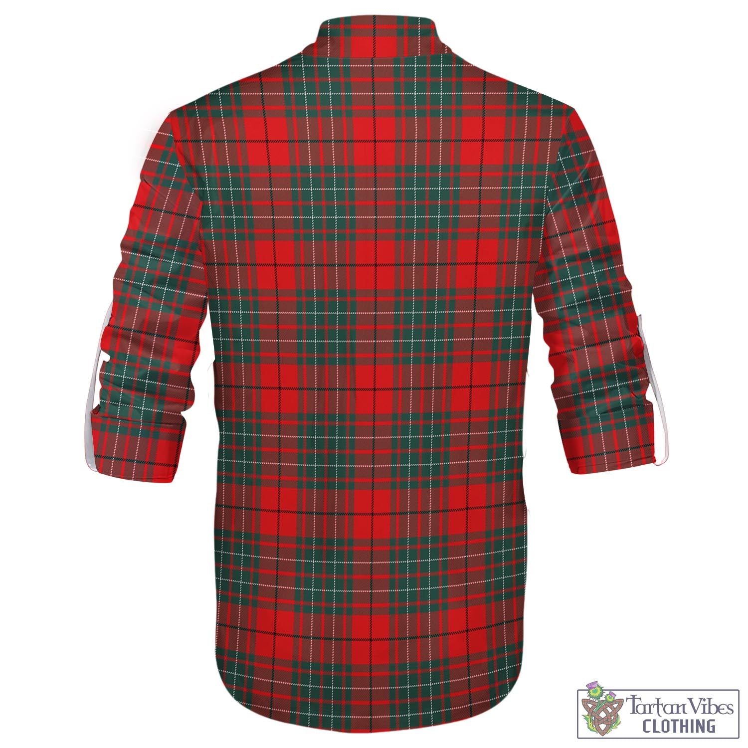 Cheyne Tartan Men's Scottish Traditional Jacobite Ghillie Kilt Shirt - Tartan Vibes Clothing