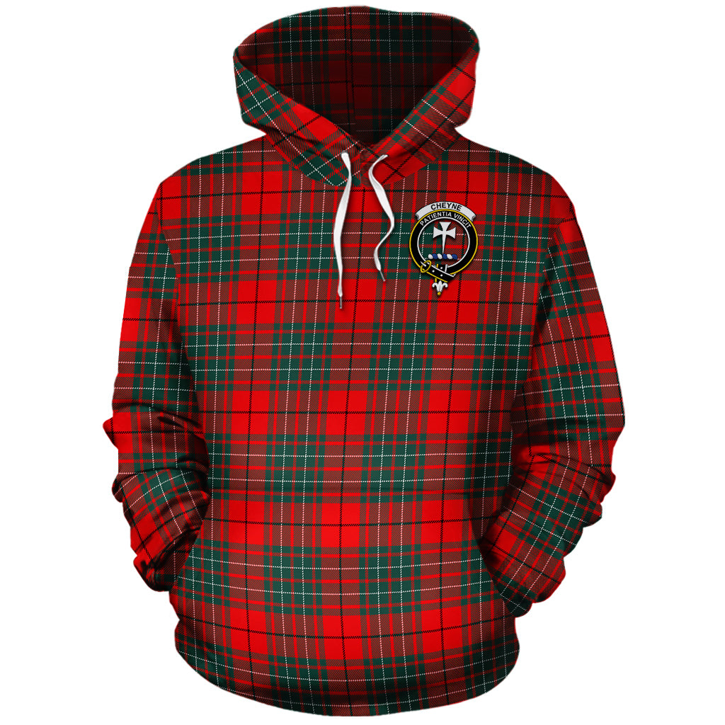 Cheyne Tartan Hoodie with Family Crest - Tartan Vibes Clothing