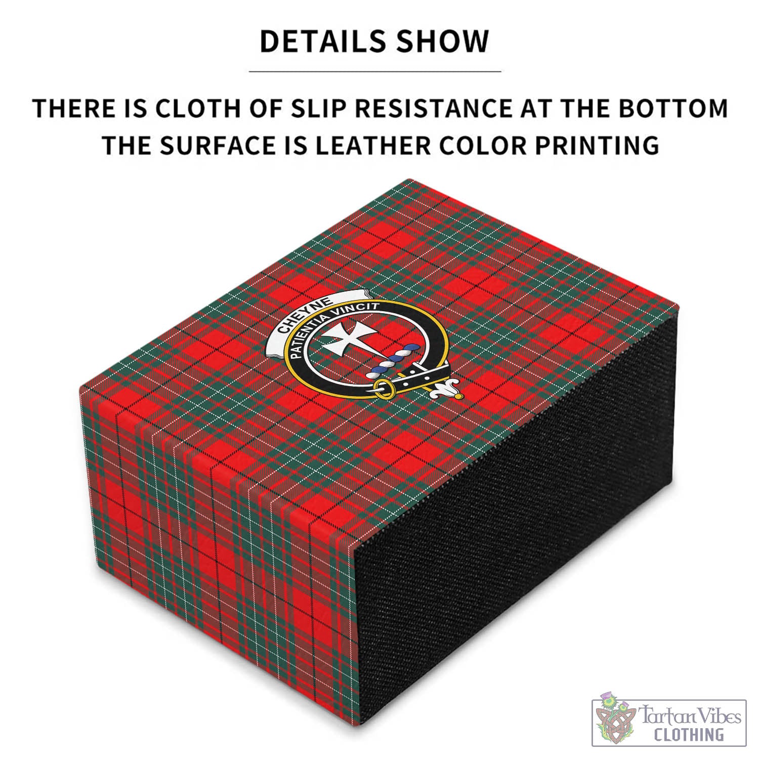 Cheyne Tartan Pen Holder with Family Crest - Tartan Vibes Clothing