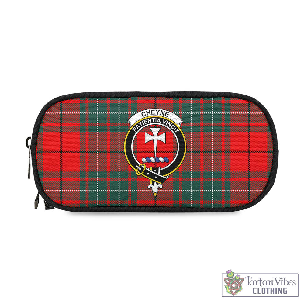 Tartan Vibes Clothing Cheyne Tartan Pen and Pencil Case with Family Crest