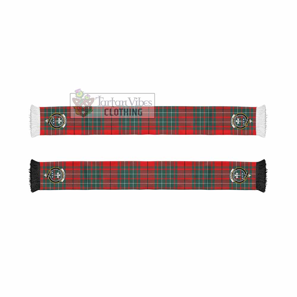 Cheyne Tartan Ruffneck Scarf with Family Crest - Tartan Vibes Clothing
