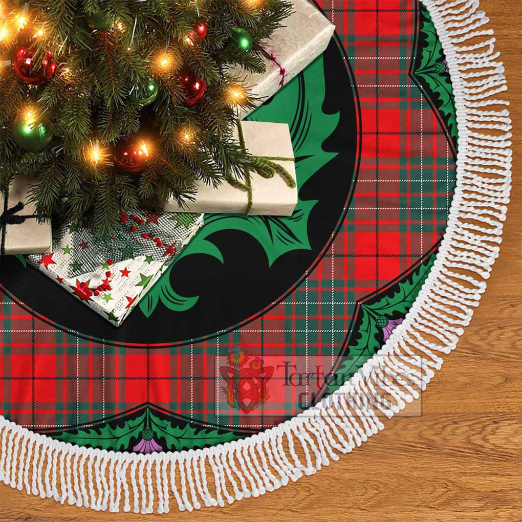 Cheyne Tartan Christmas Tree Skirt Scottish Thistle Style - Tartan Vibes Clothing