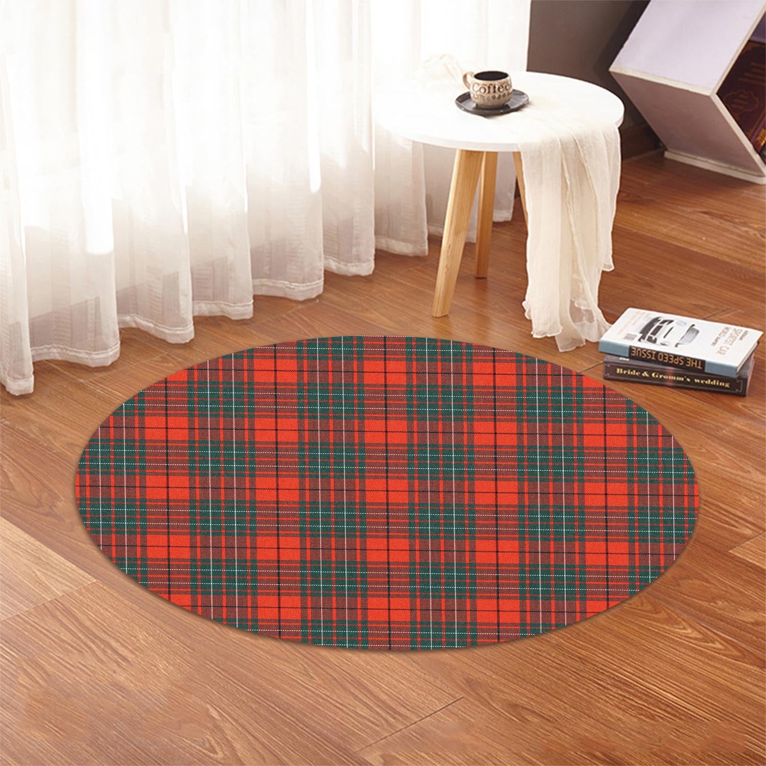 Cheyne Tartan Round Rug - Tartan Vibes Clothing