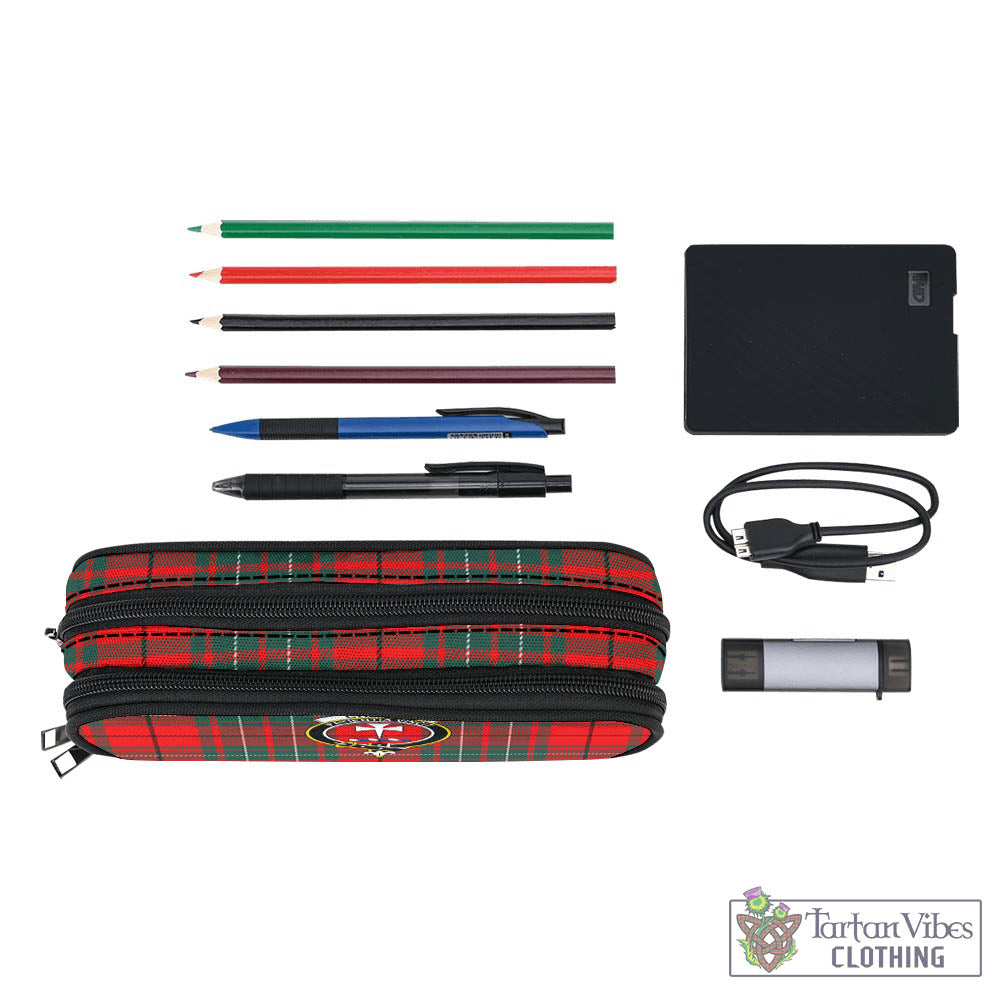 Tartan Vibes Clothing Cheyne Tartan Pen and Pencil Case with Family Crest