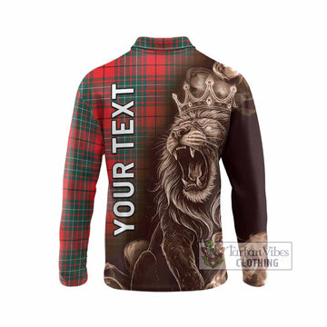 Cheyne Tartan Long Sleeve Polo Shirt Roaring Lion Heritage