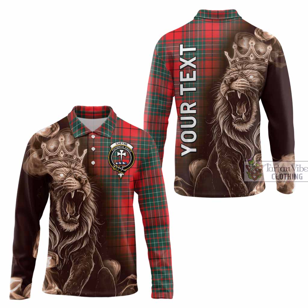Cheyne Tartan Long Sleeve Polo Shirt Roaring Lion Heritage