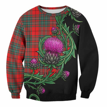 Cheyne Tartan Sweatshirt Resilient Scottish Thistle Unisex - Tartan Vibes Clothing