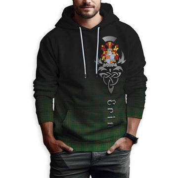 Chichester Irish Clan Hoodie with Coat of Arms Erin Go Bragh Celtic Inspired Pullover Hoodie - Tartan Vibes Clothing