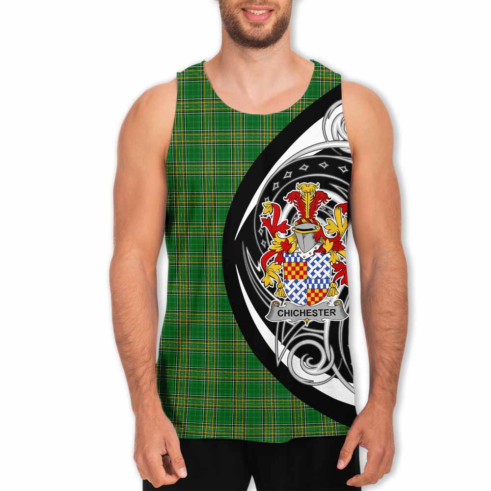 Chichester Irish Clan Men's Tank Top Celtic Circle Style Men - Tartan Vibes Clothing
