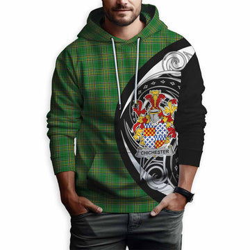 Chichester Irish Clan Hoodie Celtic Circle Style Pullover Hoodie - Tartan Vibes Clothing
