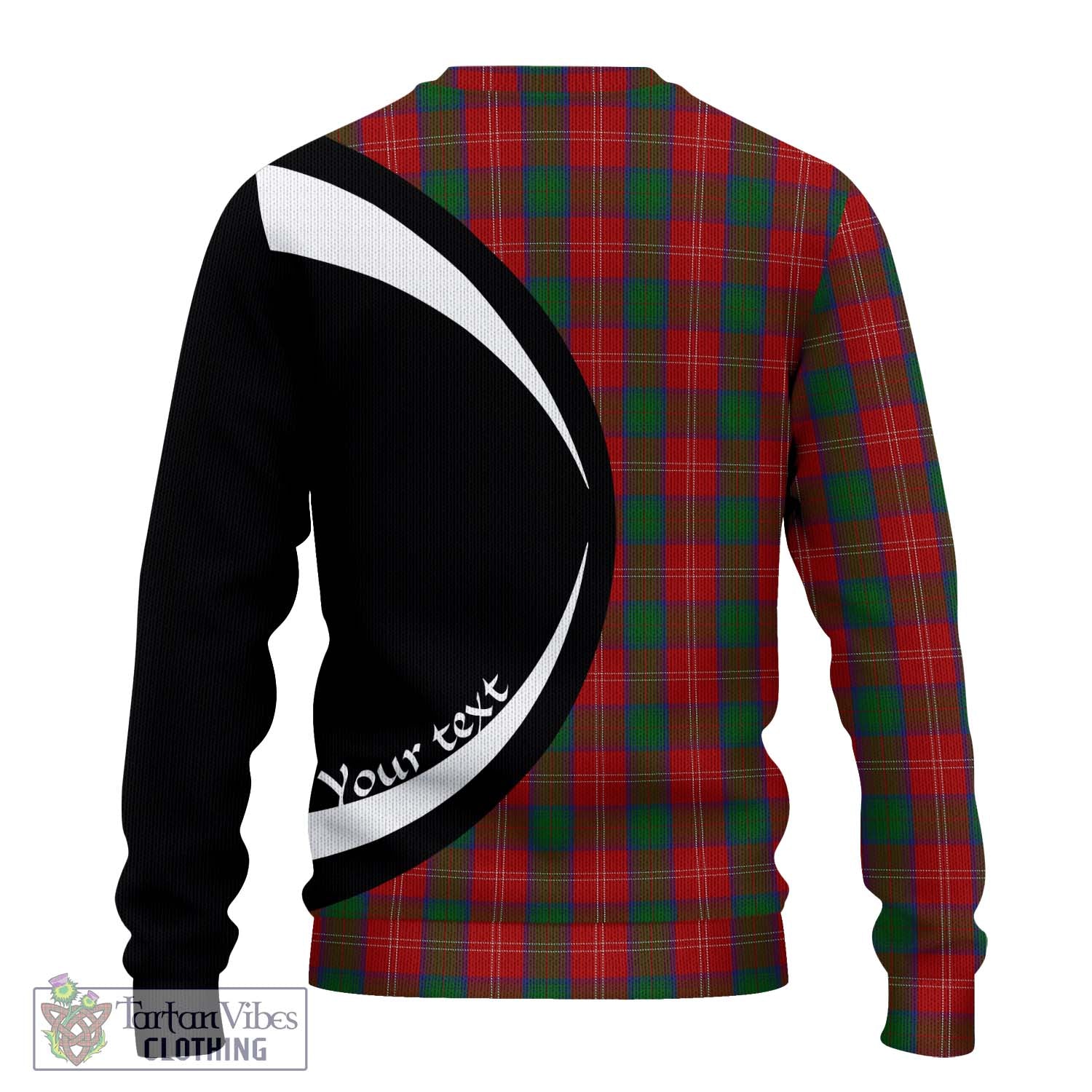 Chisholm Tartan Ugly Sweater with Family Crest Circle Style - Tartan Vibes Clothing