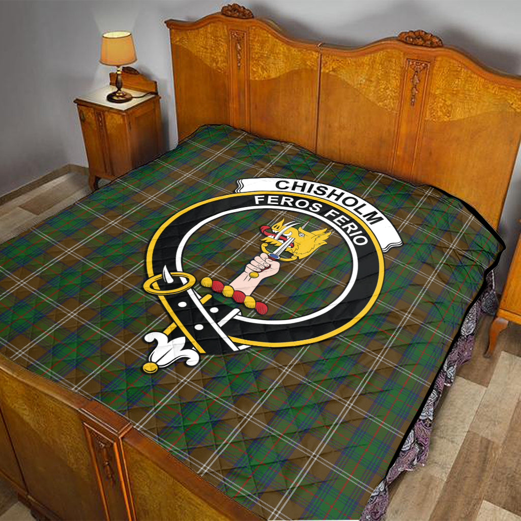 chisholm-hunting-tartan-quilt-with-family-crest