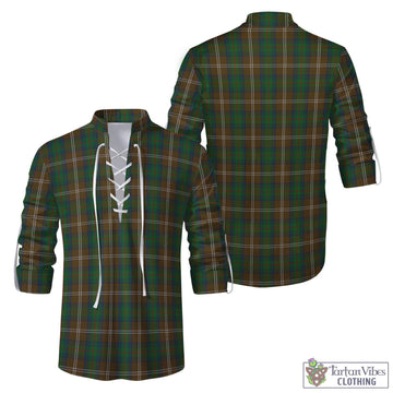 Chisholm Hunting Tartan Men's Scottish Traditional Jacobite Ghillie Kilt Shirt