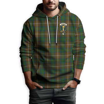 Chisholm Hunting Tartan Hoodie with Family Crest