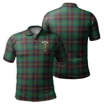 Chisholm Hunting Ancient Tartan Men's Polo Shirt with Family Crest