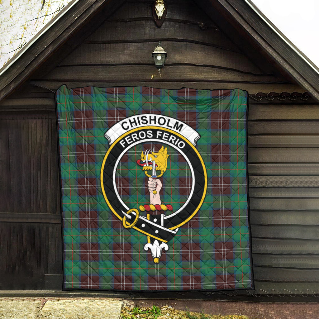 chisholm-hunting-ancient-tartan-quilt-with-family-crest