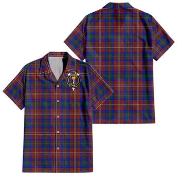 chisholm-hunting-modern-tartan-short-sleeve-button-down-shirt-with-family-crest