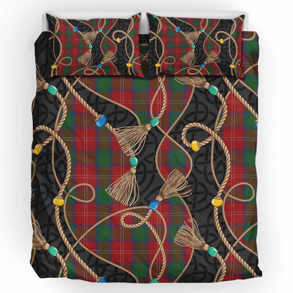 Chisholm Scottish Tartan Twisted Ropes Stylized Bedding Set UK Bedding Set UK King 91*87 inch - Tartan Vibes Clothing