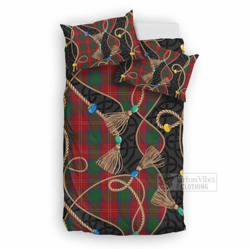 Chisholm Scottish Tartan Twisted Ropes Stylized Bedding Set UK Bedding Set UK Double 79*79 inch - Tartan Vibes Clothing