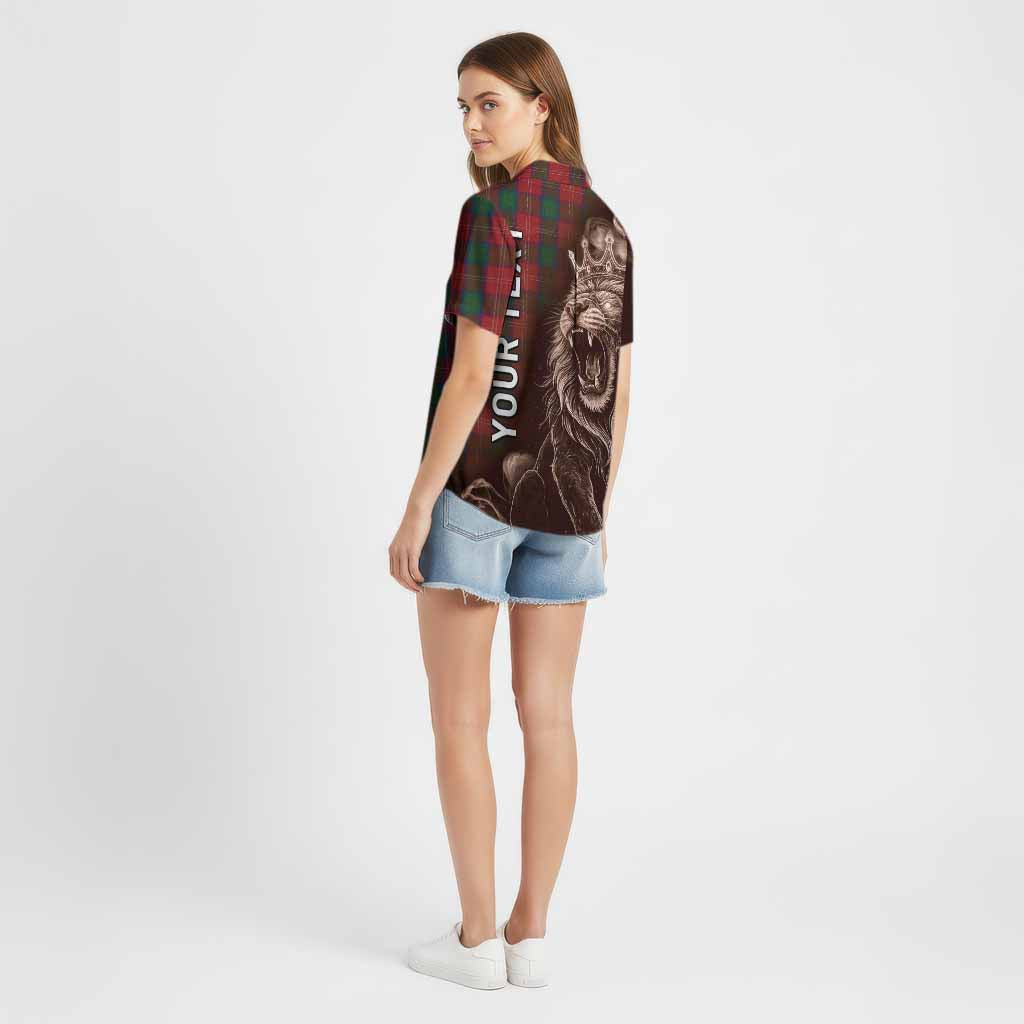 Chisholm Tartan Cotton Hawaiian Shirt Roaring Lion Heritage