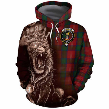 Chisholm Tartan Cotton Hoodie Roaring Lion Heritage