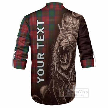 Chisholm Tartan Ghillie Shirt Roaring Lion Heritage