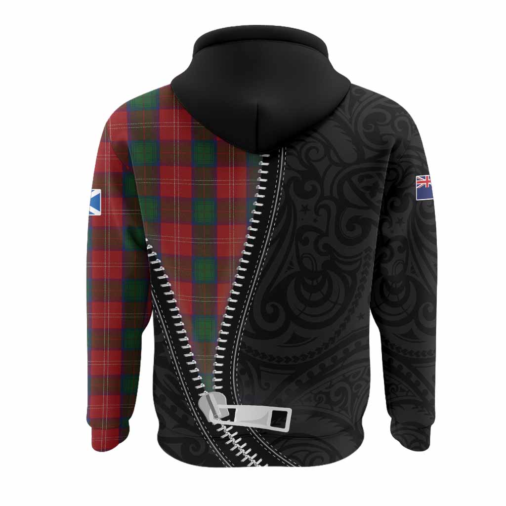 Chisholm Tartan Hoodie New Zealand Pattern Unique Zipper Stylized