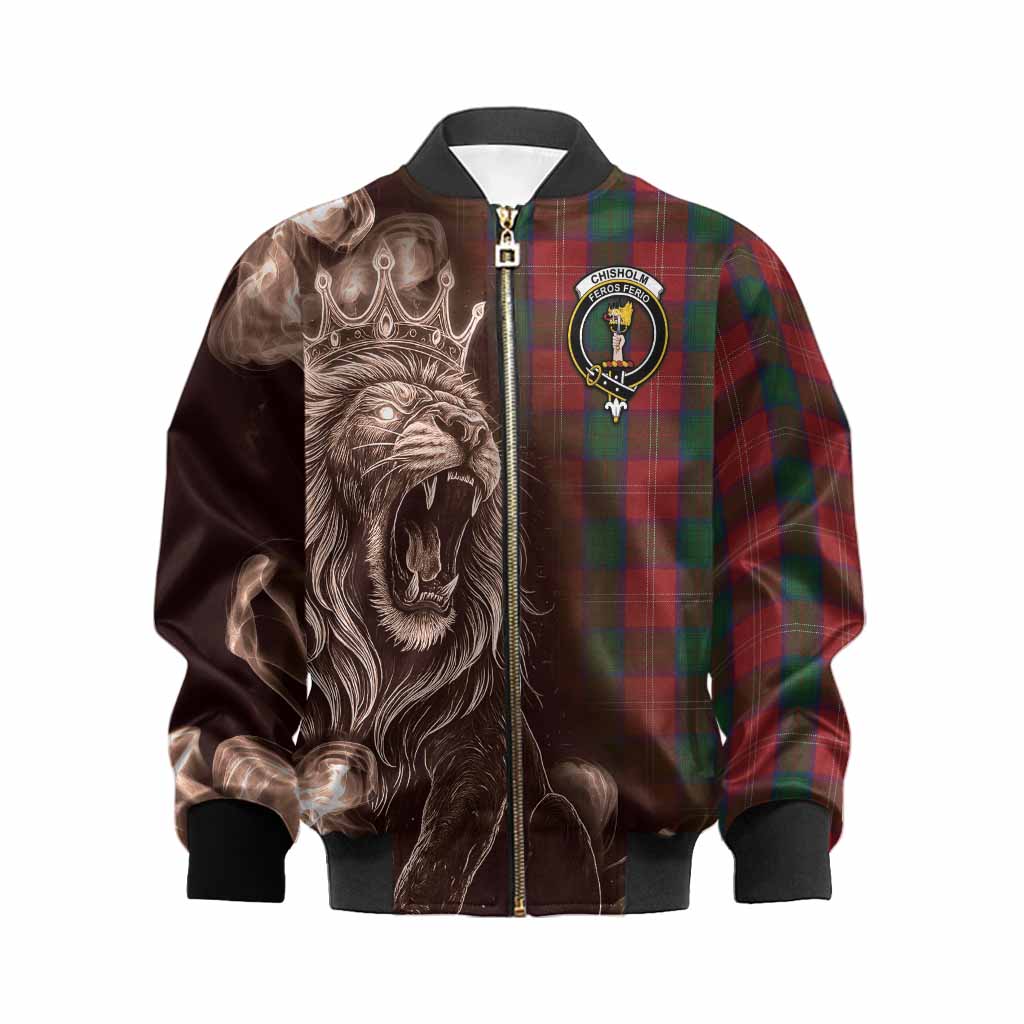 Chisholm Tartan Kid Bomber Jacket Roaring Lion Heritage