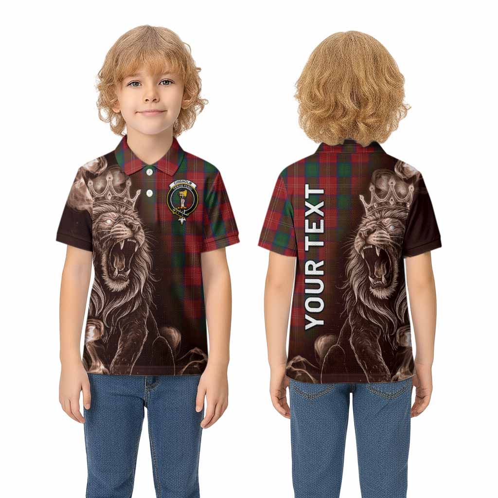 Chisholm Tartan Kid Polo Shirt Roaring Lion Heritage