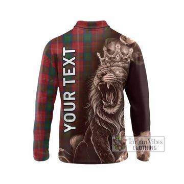 Chisholm Tartan Long Sleeve Polo Shirt Roaring Lion Heritage