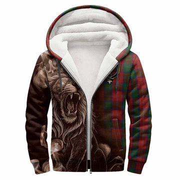 Chisholm Tartan Sherpa Hoodie Roaring Lion Heritage