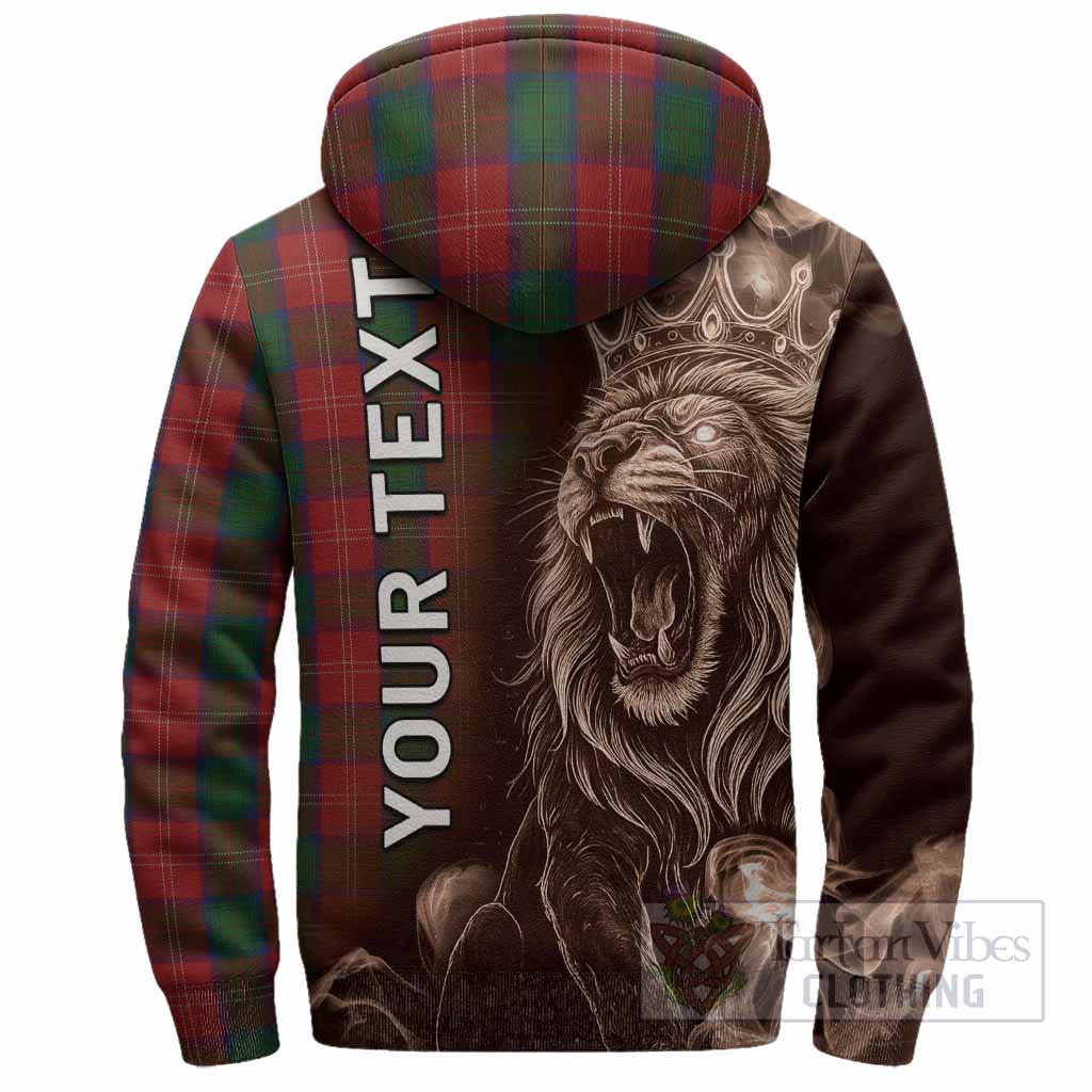 Chisholm Tartan Sherpa Hoodie Roaring Lion Heritage