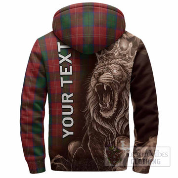 Chisholm Tartan Sherpa Hoodie Roaring Lion Heritage