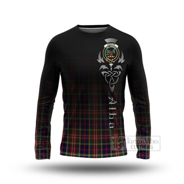 Christie Tartan Long Sleeve T-Shirt Featuring Alba Gu Brath Family Crest Celtic Inspired
