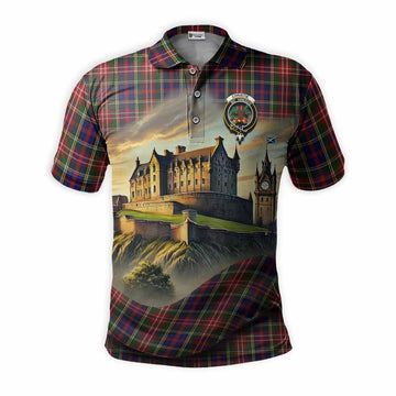Christie Tartan Family Crest Polo Shirt with Scottish Ancient Castle Style