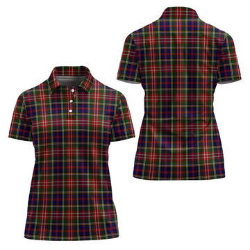 Christie Tartan Polo Shirt For Women