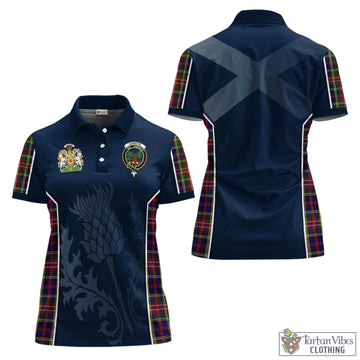Christie Tartan Women's Polo Shirt with Family Crest and Scottish Thistle Vibes Sport Style