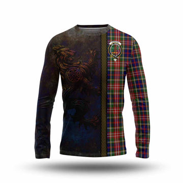 Christie Tartan Family Crest Long Sleeve T-Shirt Alba Gu Brath Be Brave Lion Ancient Style