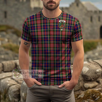 Christie Tartan Cotton T-Shirt with Family Crest Men's Shirt - Tartanvibesclothing Shop