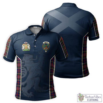 Christie Tartan Men's Polo Shirt with Family Crest and Lion Rampant Vibes Sport Style