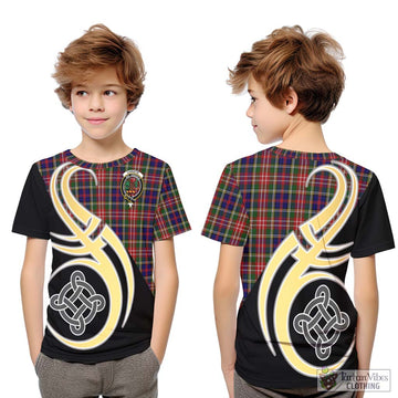 Christie Tartan Kid T-Shirt with Family Crest and Celtic Symbol Style Youth XL Size14 - Tartan Vibes Clothing