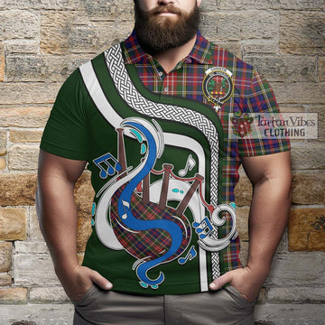 Christie Tartan Polo Shirt with Epic Bagpipe Style